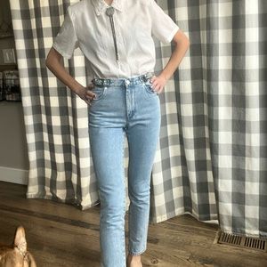 BLANK NYC BLEECKER BUCKLE SKINNY JEANS SIZE 25